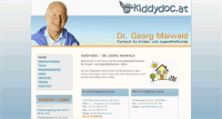 Desktop Screenshot of fruehgeburt.kiddydoc.at
